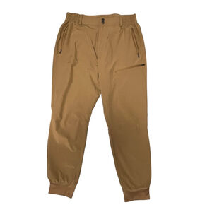 Pudolla Khaki Golf Hiking Utility Lightweight Joggers Size Large